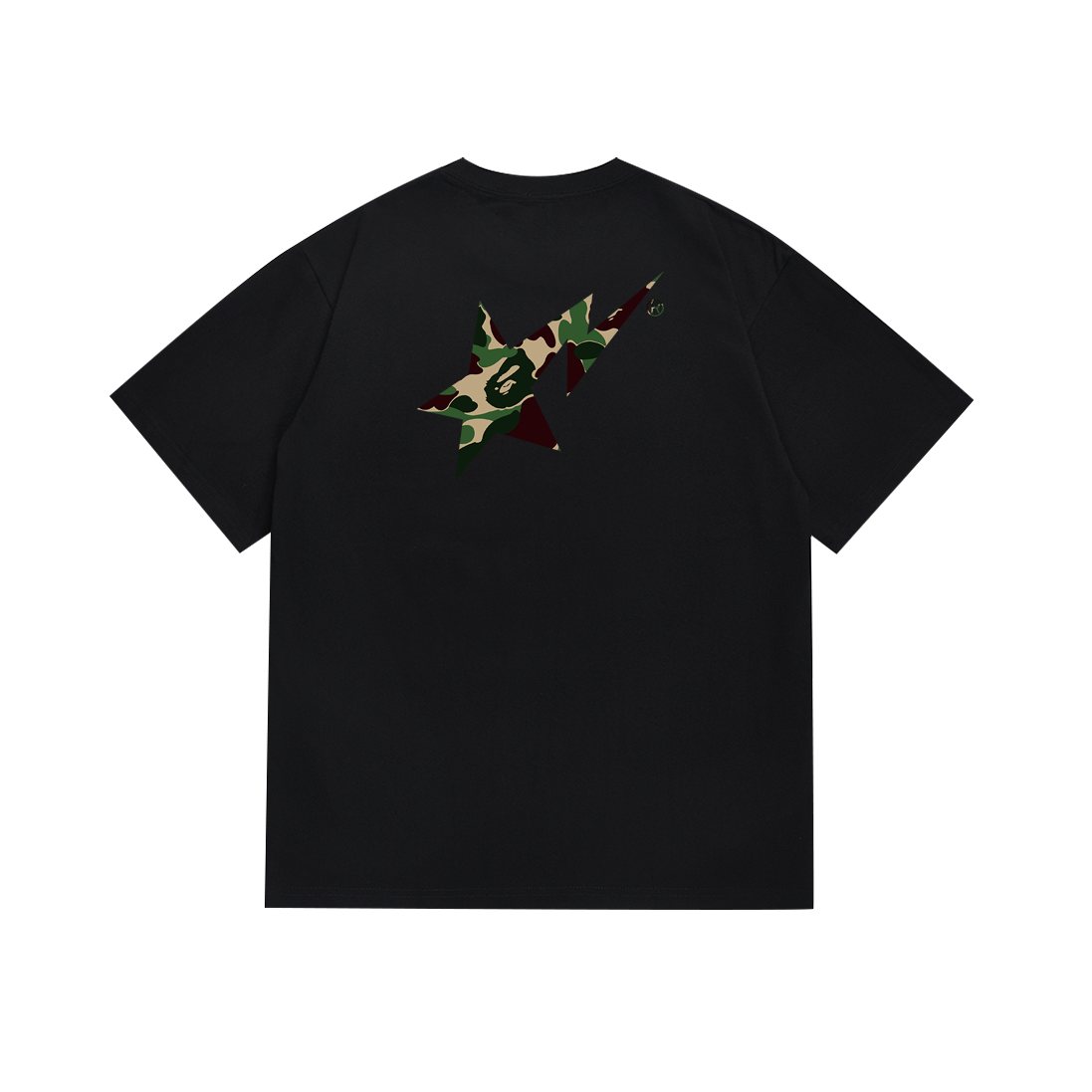 BAPE Green Camo Star Graphic T-Shirt — back