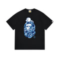 BAPE Blue Camo Ape Head Graphic T-Shirt — front