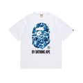BAPE Blue Camo Ape Head Graphic T-Shirt — front
