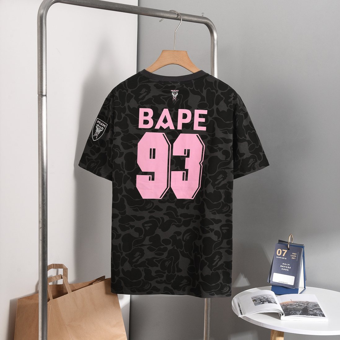 BAPE Miami 93 Camo Graphic T-Shirt — back