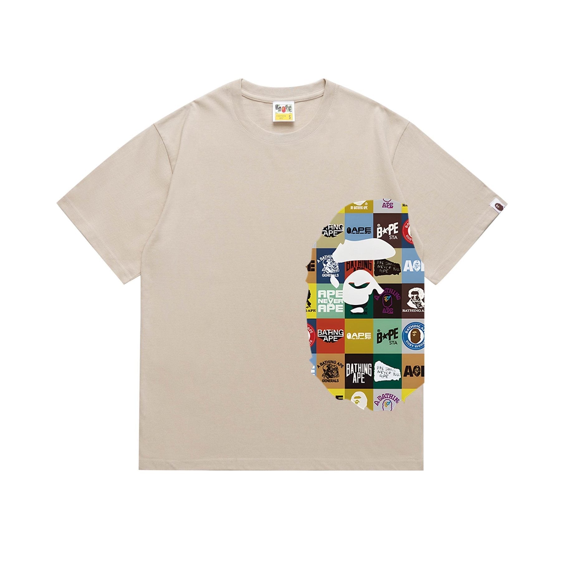 BAPE Ape-Head Collage Short-Sleeve T-Shirt — front