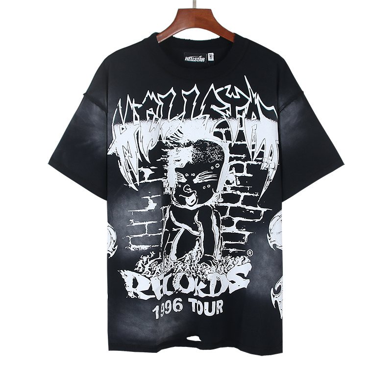 Hellstar Distressed Graphic Short-Sleeve T-Shirt — hero