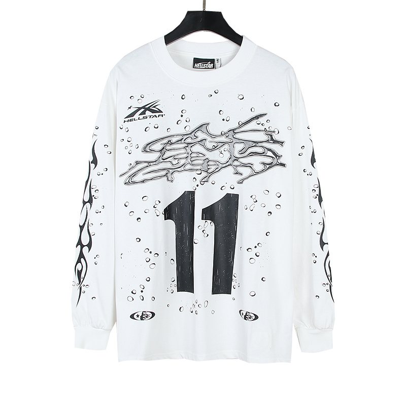 Hellstar Number Graphic Long-Sleeve T-Shirt — hero