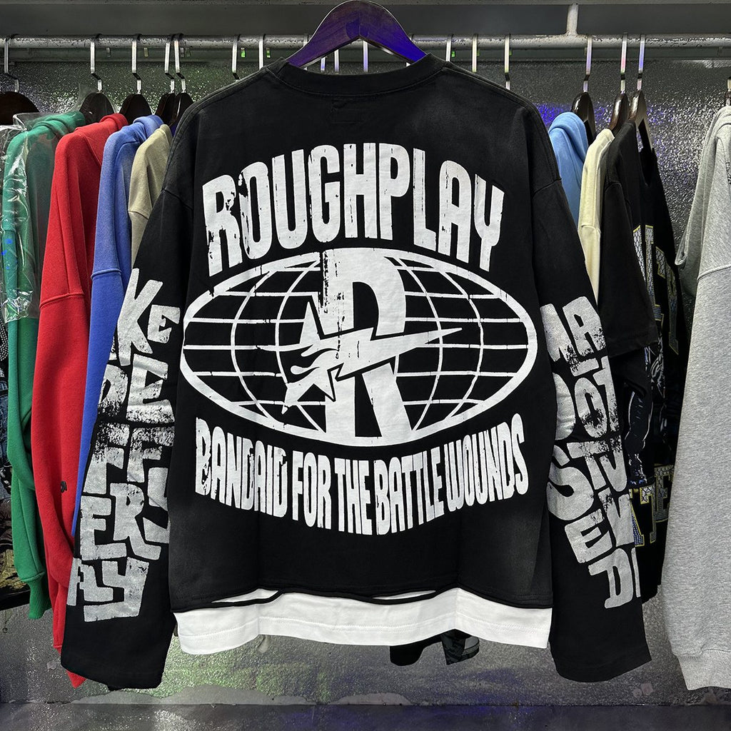Rough Play Moon Walker Graphic Long-Sleeve T-Shirt — context