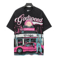 Godspeed Washed Black Rock Graphic T-Shirt — hero