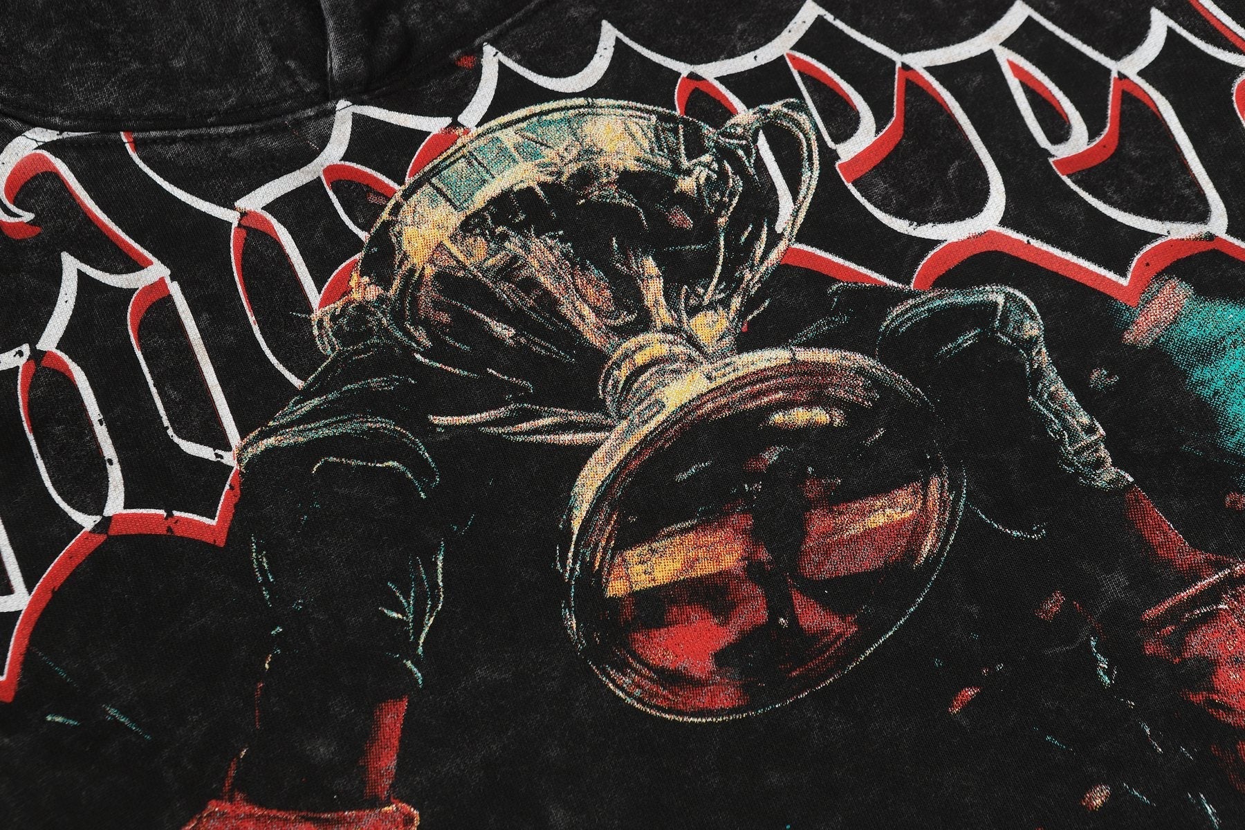 Godspeed Death Before Race Graphic Hoodie — detail