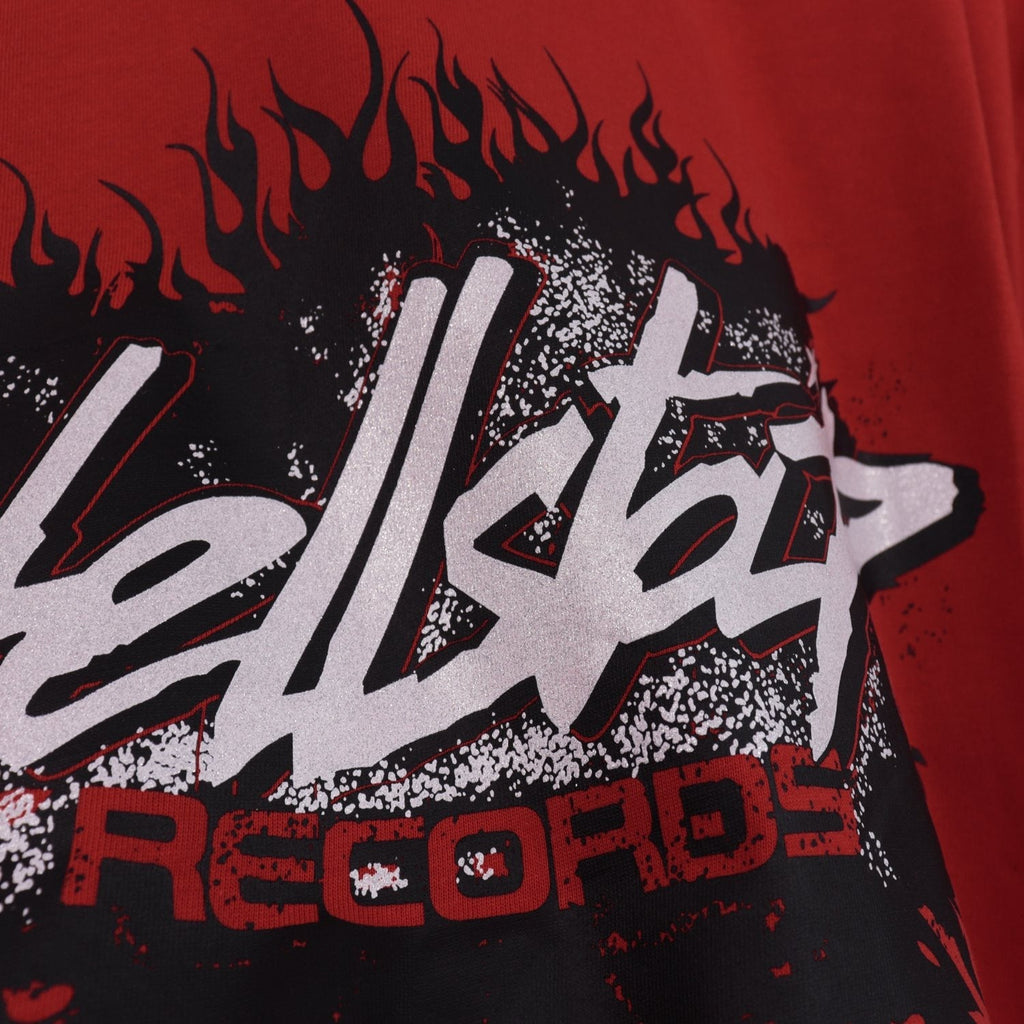 Hellstar Records Flame Graphic T-Shirt — detail