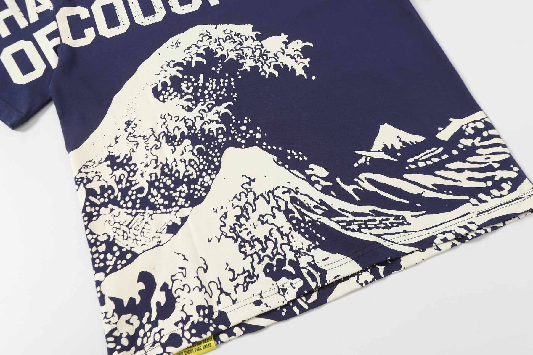 THAT'S A AWFUL LOT OF COUGH SYRUP Wave Graphic Short-Sleeve T-Shirt — detail