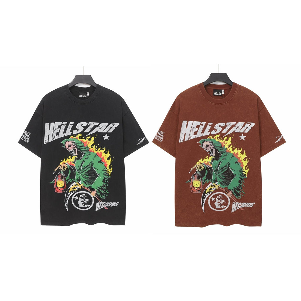 Hellstar Reaper Cross Graphic T-Shirt — comparison