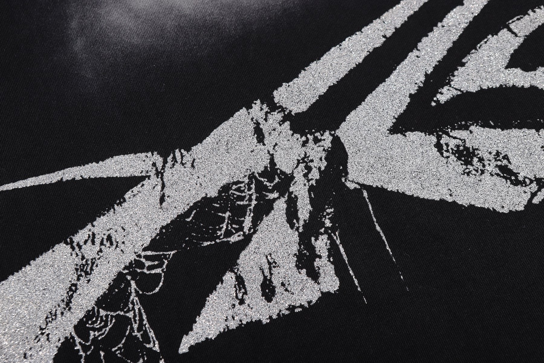 Hellstar Airbrushed Insect & Spiderweb Graphic T-Shirt — detail
