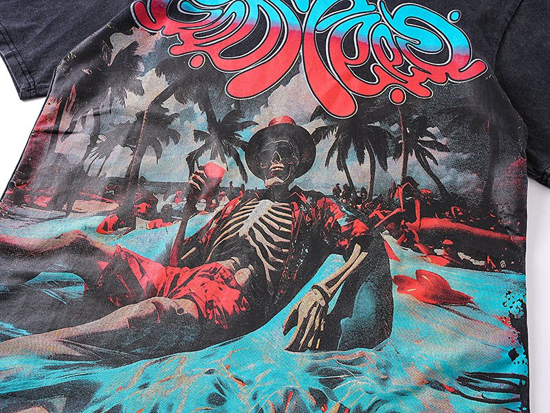 Godspeed Manifested MMXIII Washed Graphic T-Shirt — detail