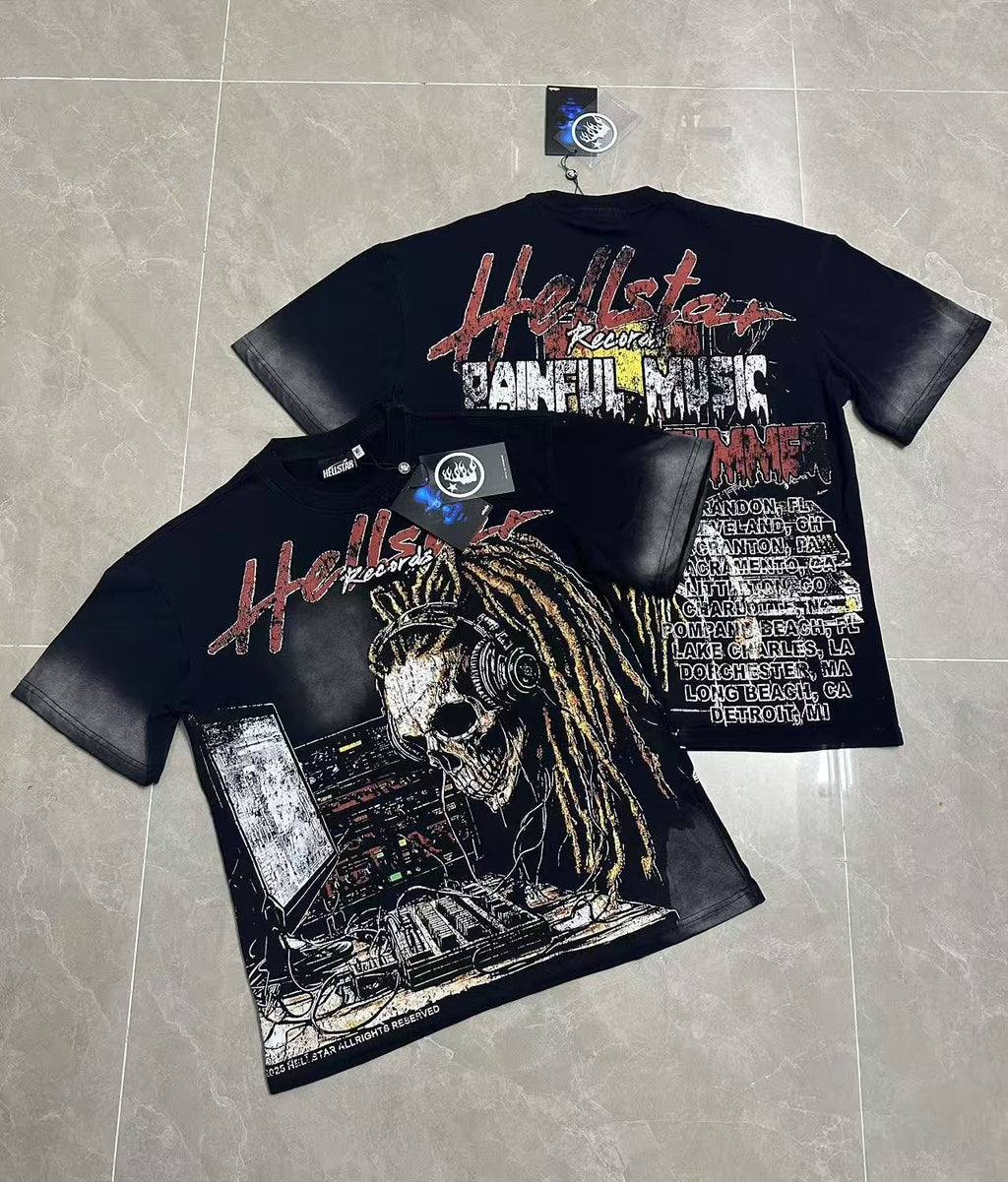 Hellstar Pain Kill Music World Tour Graphic T-Shirt — context