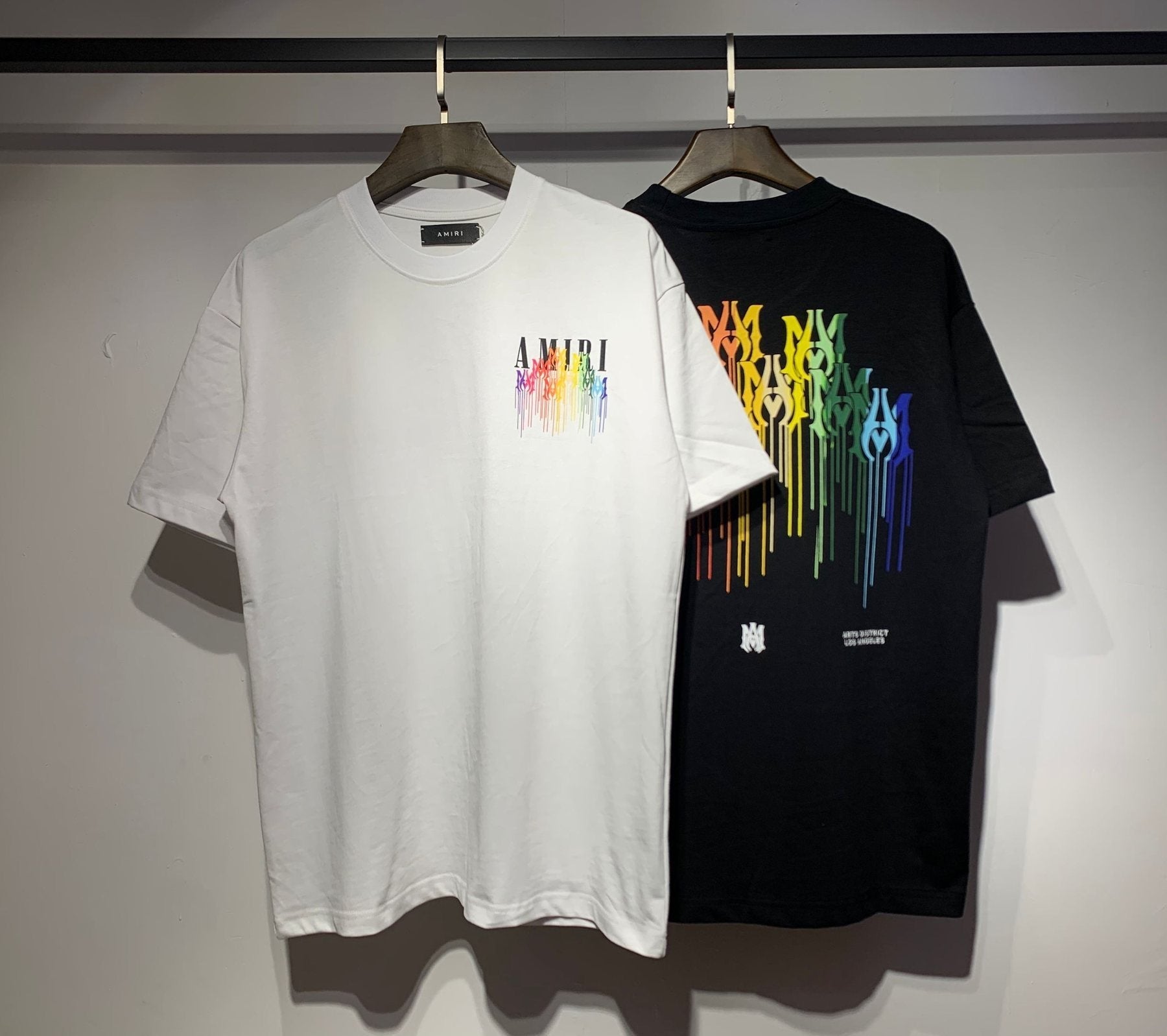 AMIRI Rainbow Drip Graphic T-Shirt — context