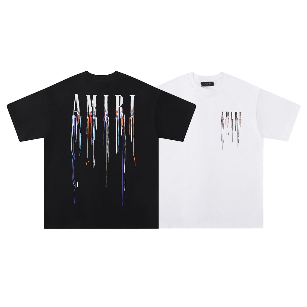 AMIRI Paint-Drip Graphic T-Shirt — comparison