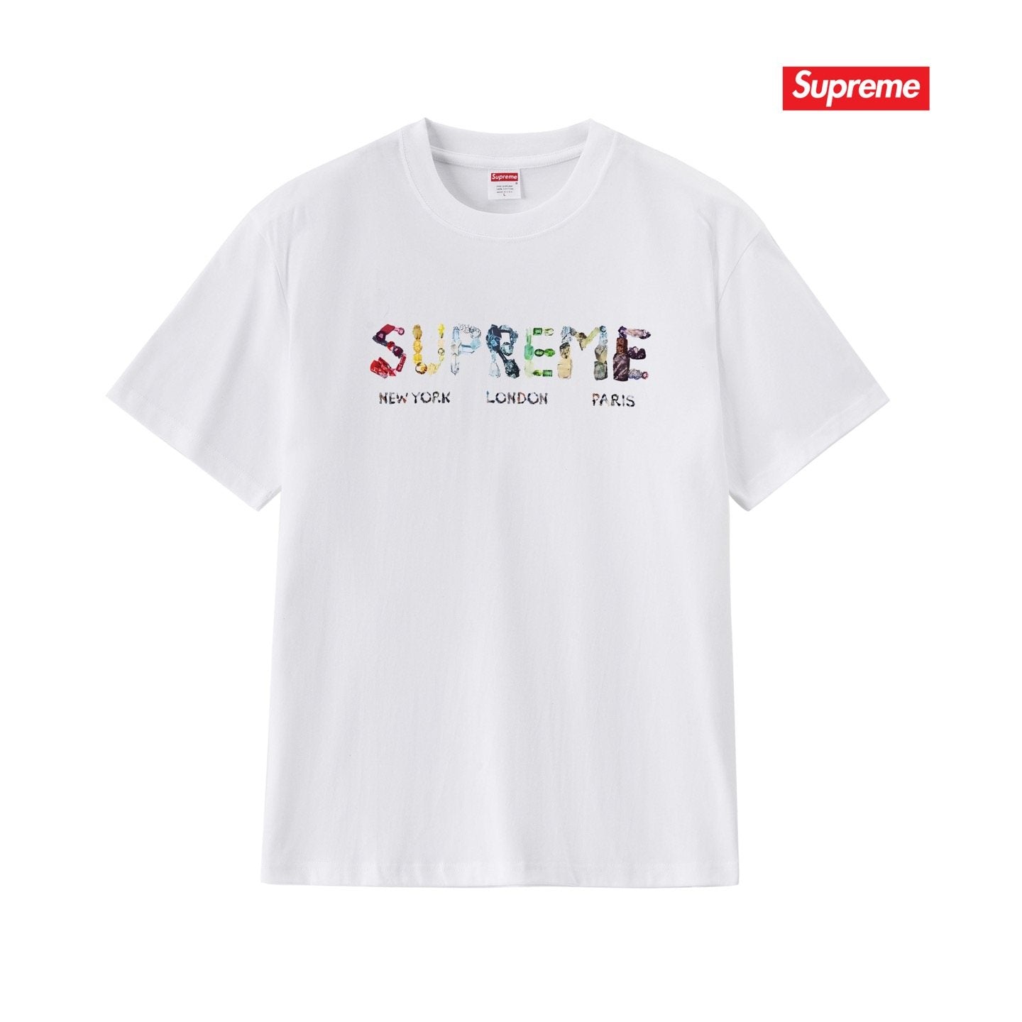 Supreme Chest Graphic Short-Sleeve T-Shirt — front