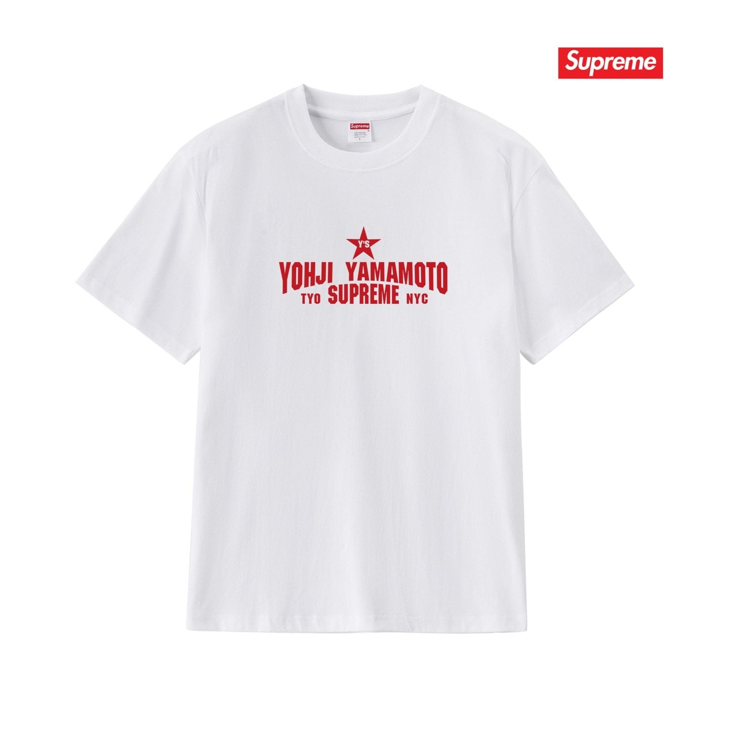 Supreme Yohji Yamamoto Star Graphic T-Shirt — front