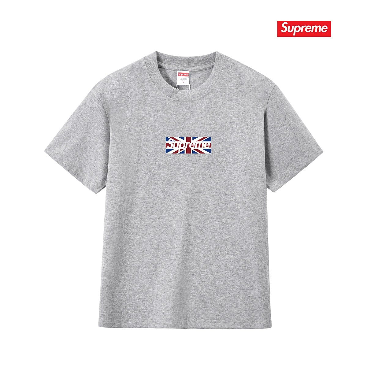 Supreme Union Jack Box-Logo Graphic T-Shirt — front
