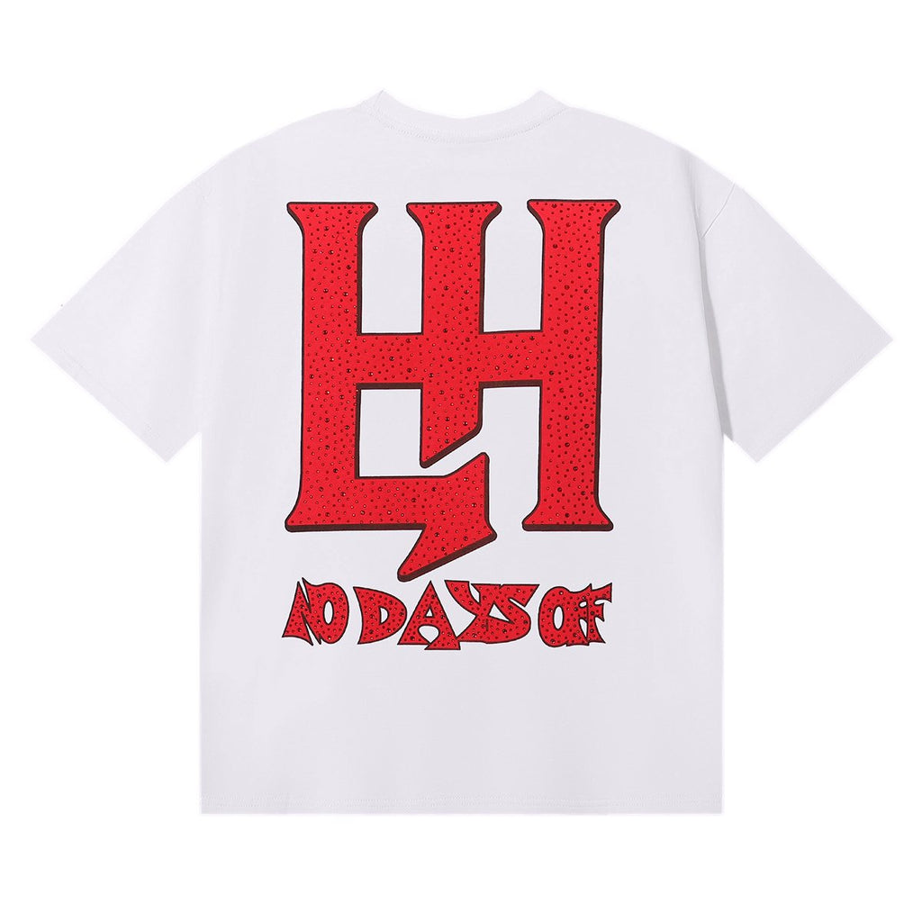 Life Hustlere No Days Off Astronaut Graphic T-Shirt — back
