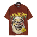 Hellstar Santa Face Splat Graphic T-Shirt — hero