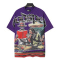 Godspeed Washed Purple Front Graphic Short-Sleeve T-Shirt — hero
