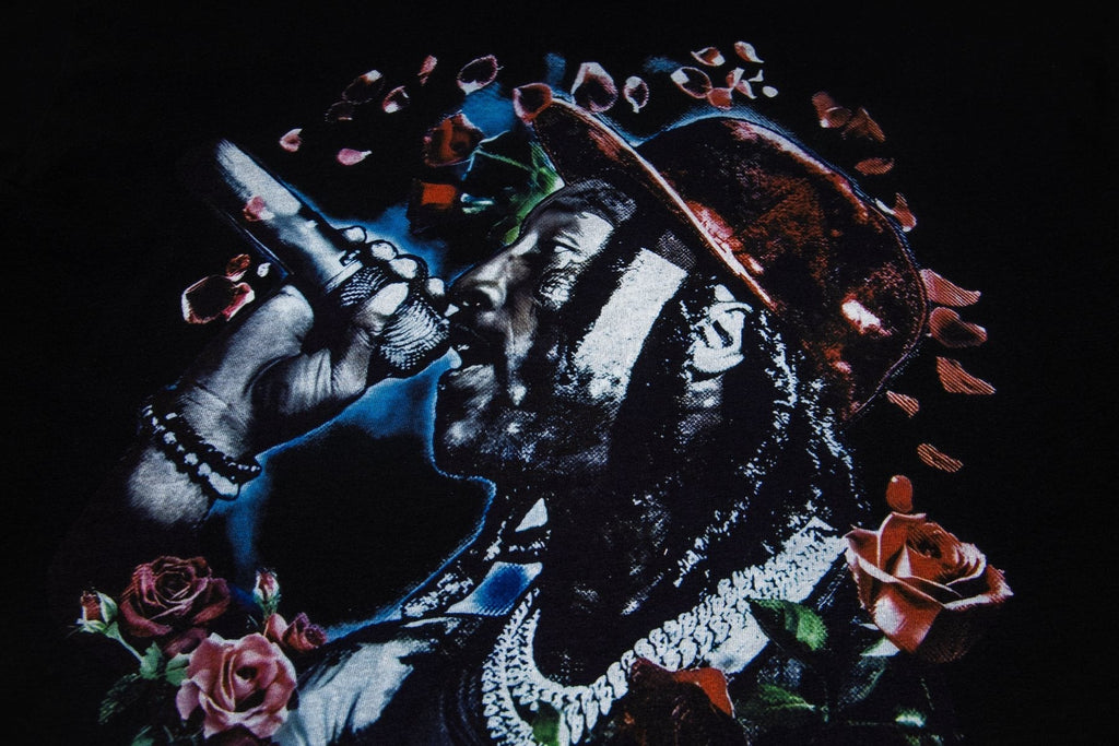 ASAALL Portrait Rose Graphic T-Shirt — detail