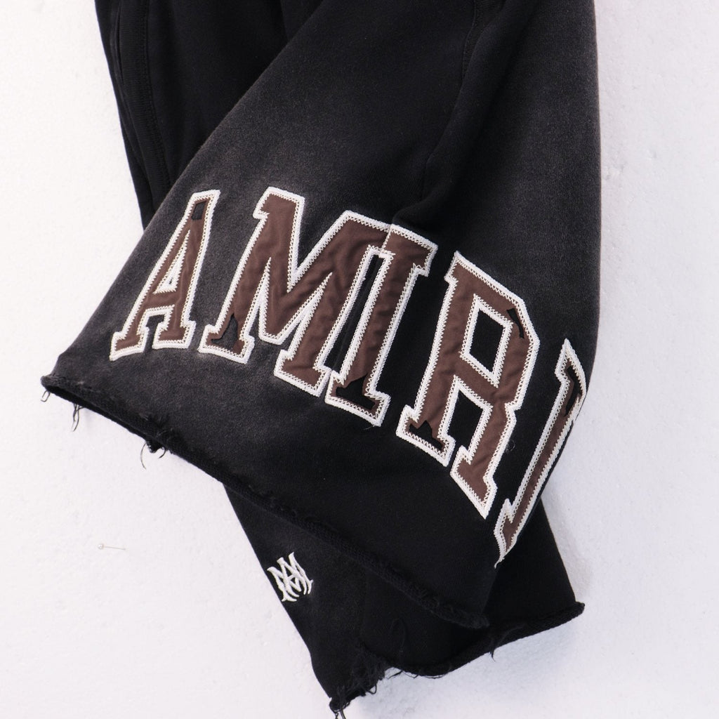 AMIRI Vintage Collegiate Graphic Shorts — detail