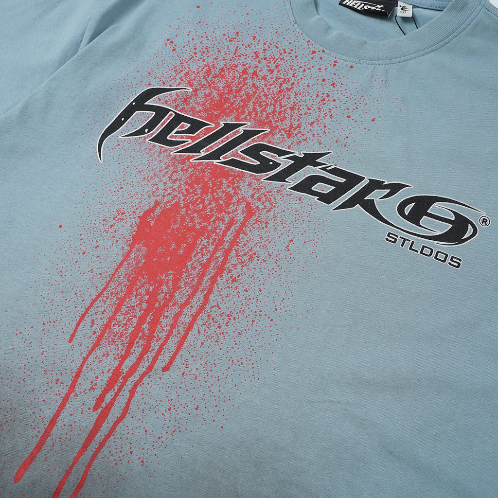 Hellstar Splatter Gradient Graphic T-Shirt — detail