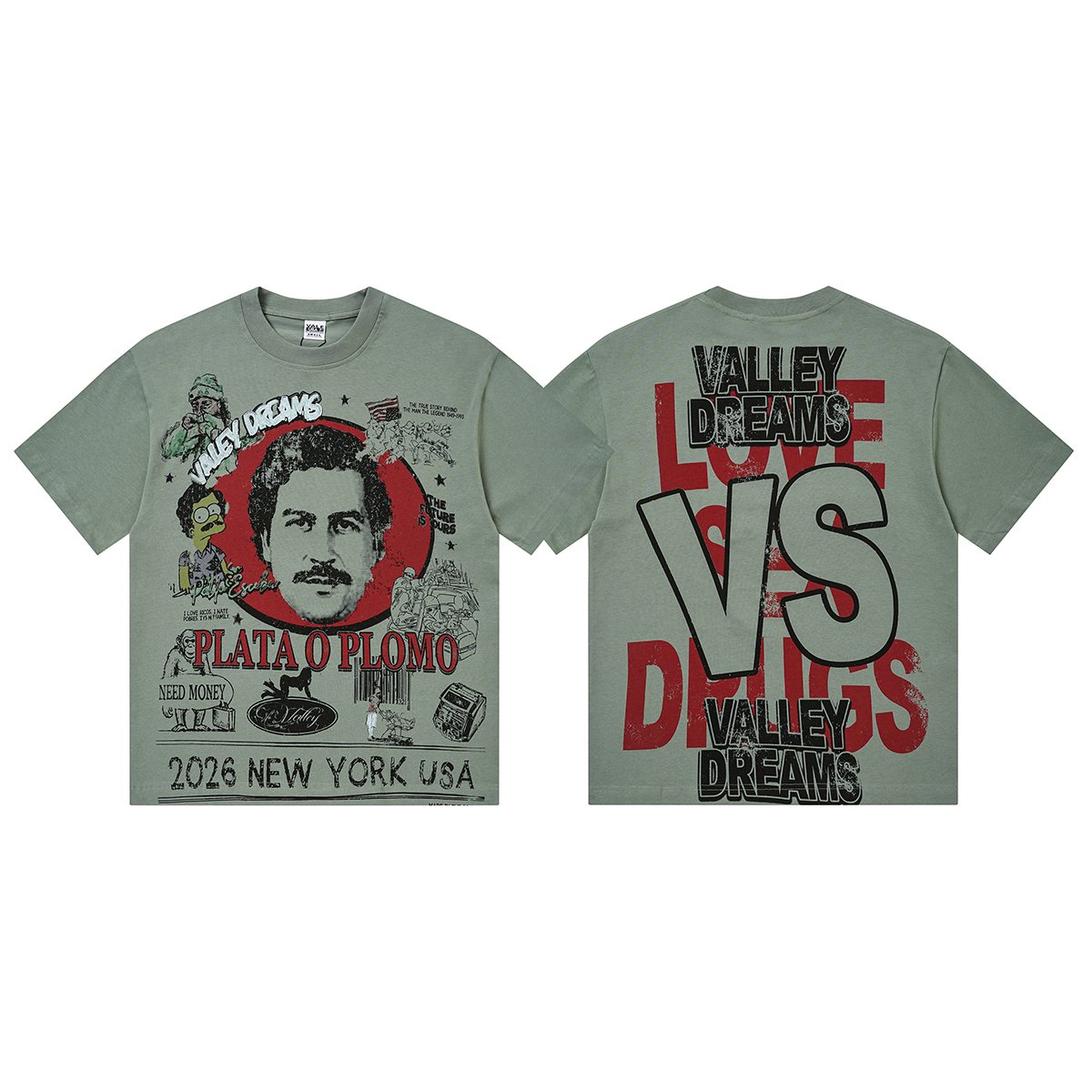 VALLEY Dreams Graphic Short-Sleeve T-Shirt — comparison