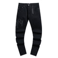 AMIRI Tonal Letter Graphic Black Jeans — hero