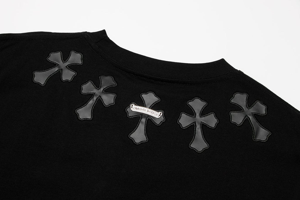 Chrome Hearts Cross Applique Short-Sleeve T-Shirt — detail