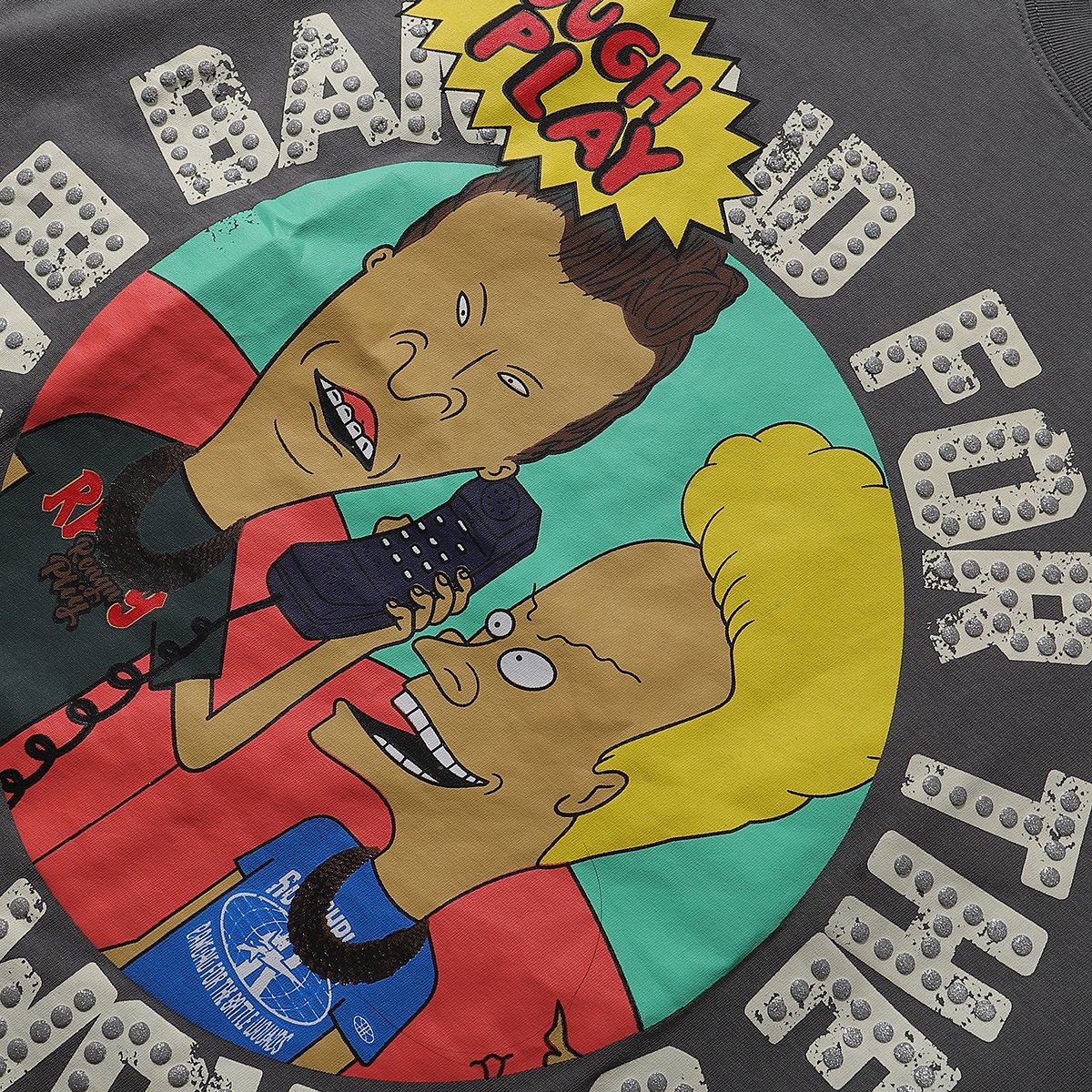 Rough Play Beavis and Butthead Van Graphic T-Shirt — detail