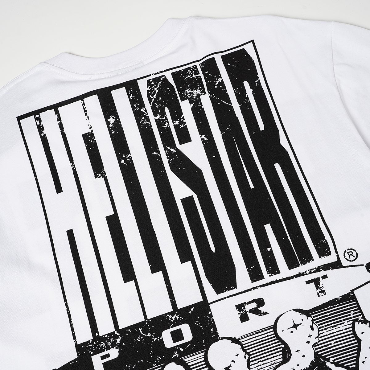 Hellstar Sports Graphic White T-Shirt — detail