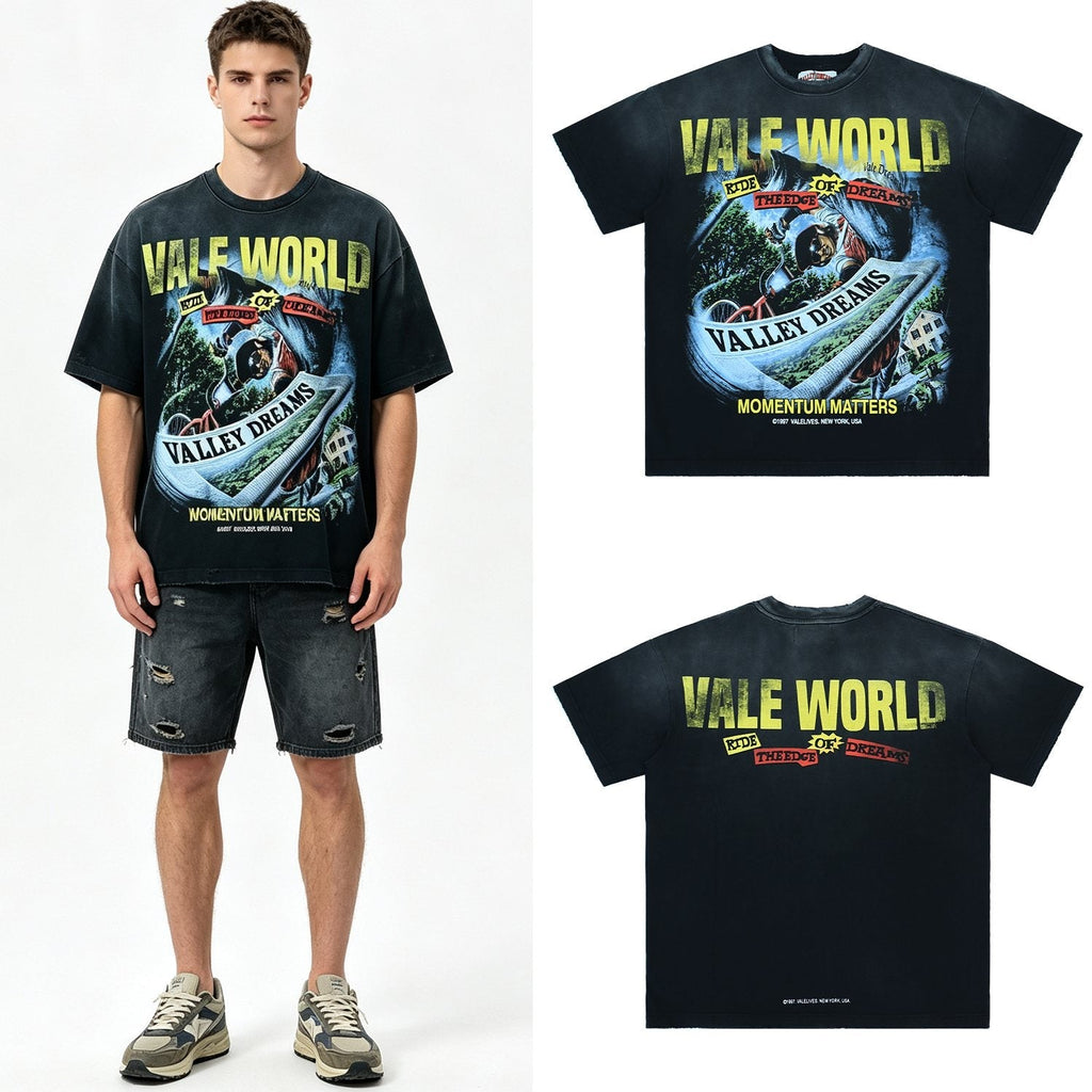 Valley Dreams Vale World Ride Graphic T-Shirt — context