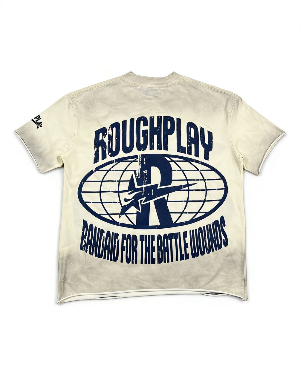 Rough Play Washed Front & Back Graphic T-Shirt — back