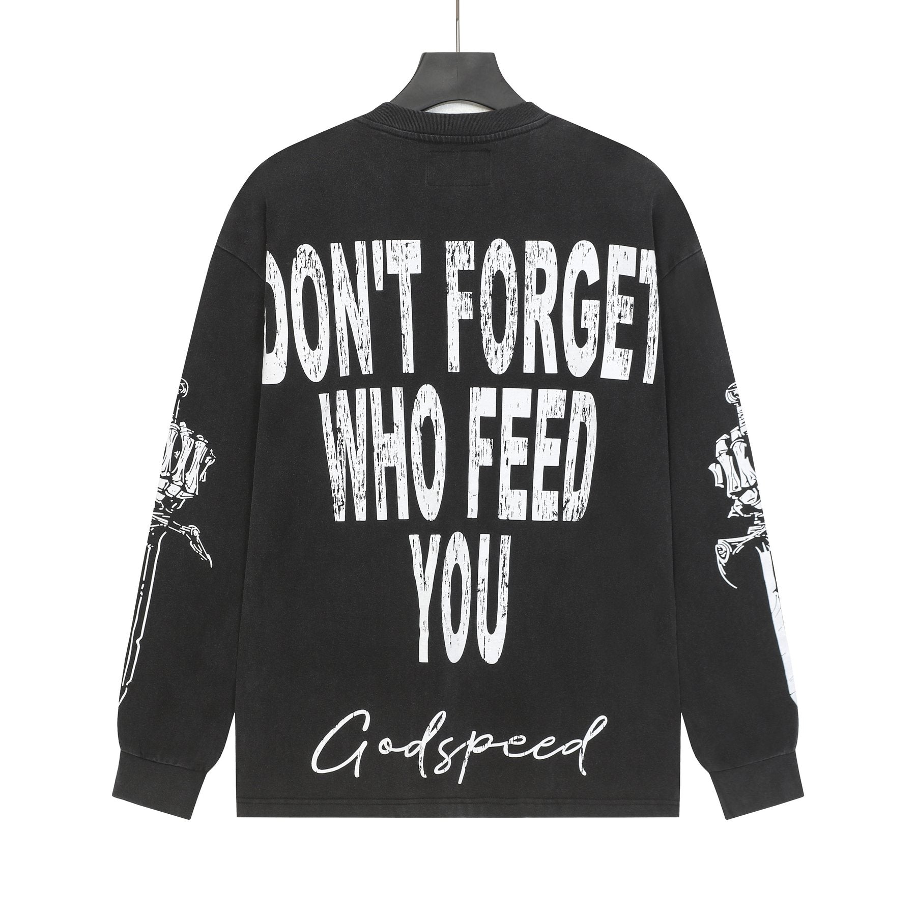Godspeed Dog Moon Graphic Long-Sleeve T-Shirt — back