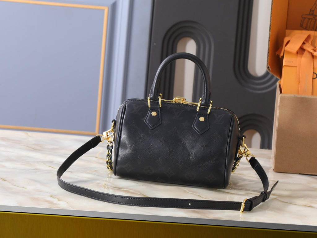 Louis Vuitton Speedy Bandoulière Monogram Ink Handbag — front