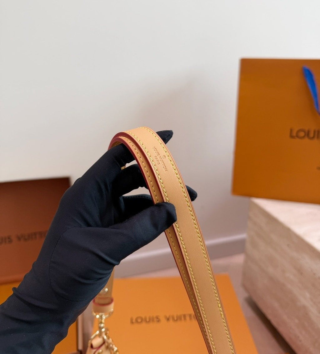 Louis Vuitton Loop Monogram Crescent Shoulder Bag — detail