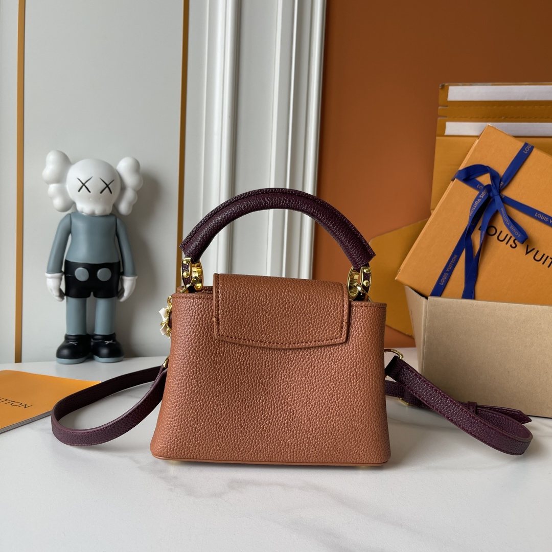 Louis Vuitton Capucines Daydream Floral Chain Handbag — back