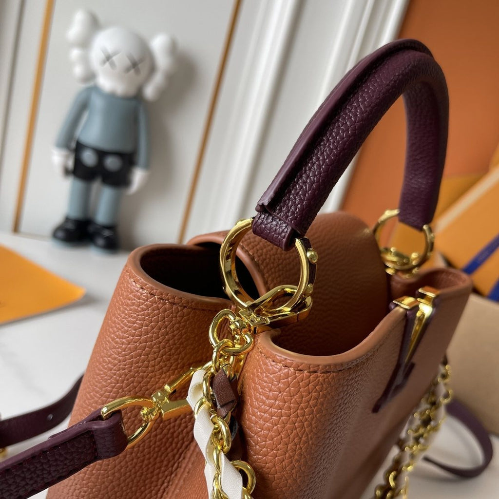 Louis Vuitton Capucines Daydream Floral Chain Handbag — detail