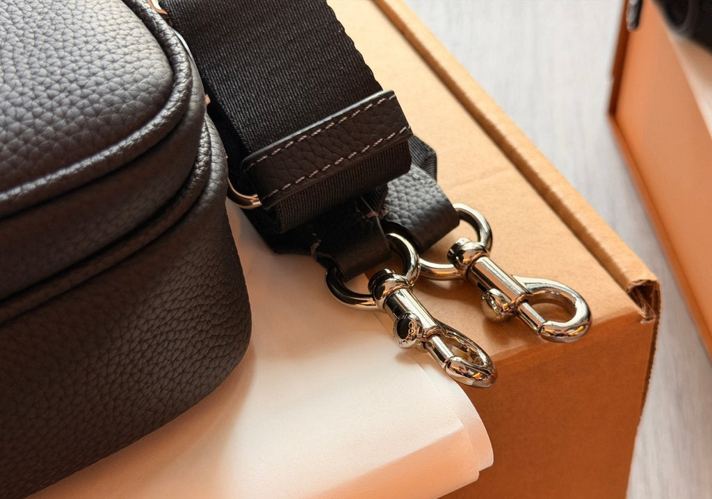 Coach Knox Buckle-Flap Crossbody Bag — detail