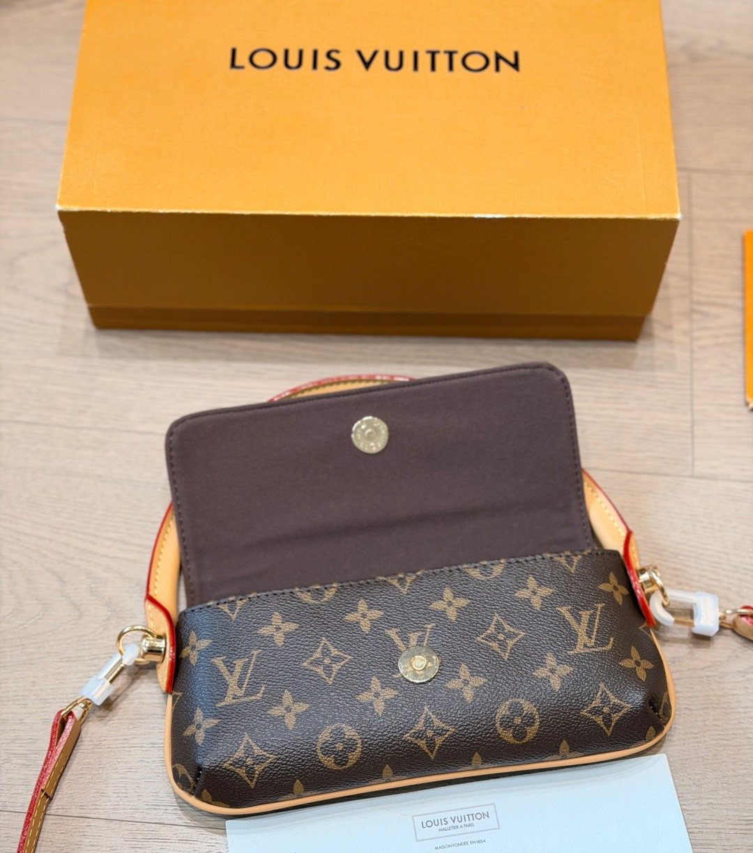 Louis Vuitton Troubadour Monogram Crossbody Bag — detail