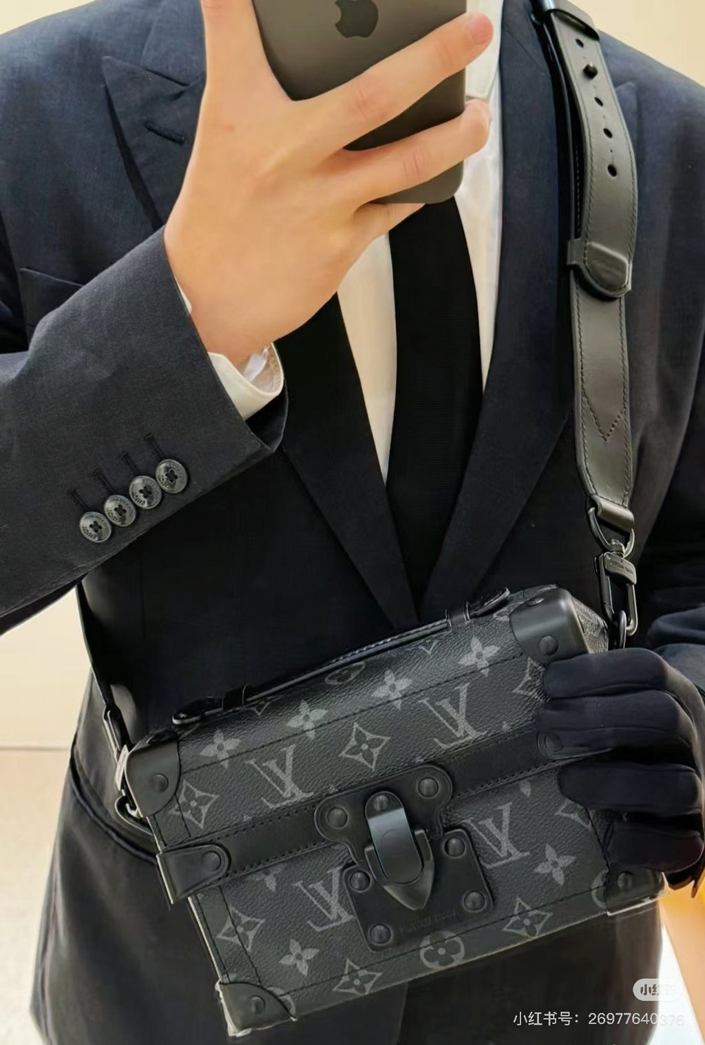 Louis Vuitton Soultrunk Monogram Crossbody Bag — model