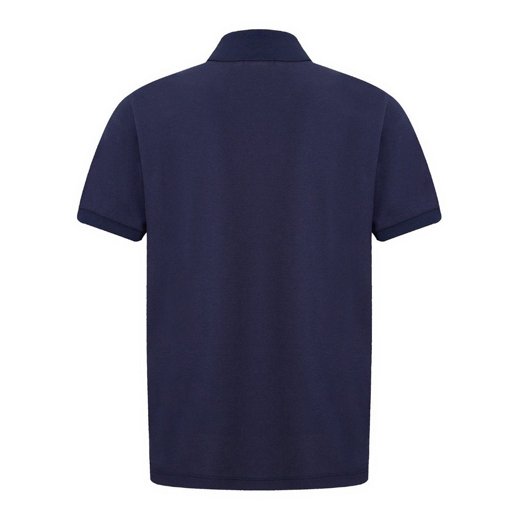 Test2-Ralph Lauren Embroidered Horse Short-Sleeve Polo Shirt — back