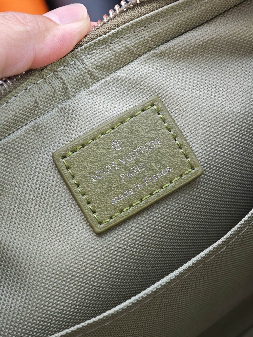 Louis Vuitton Trio Monogram Eclipse Messenger Bag — detail