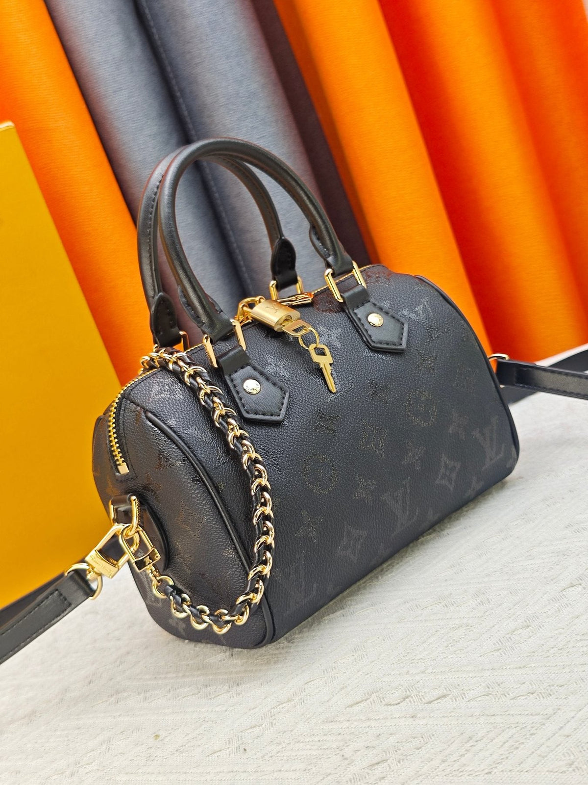Louis Vuitton Speedy Bandoulière Tonal Monogram Bag — front