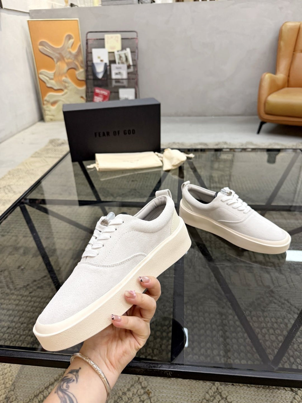 Fear of God Thick-Sole Low-Top Sneakers — model