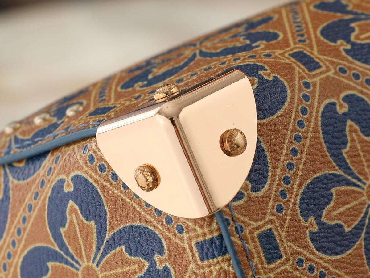 Louis Vuitton Speedy Millefleurs Floral Top-Handle Bag — detail