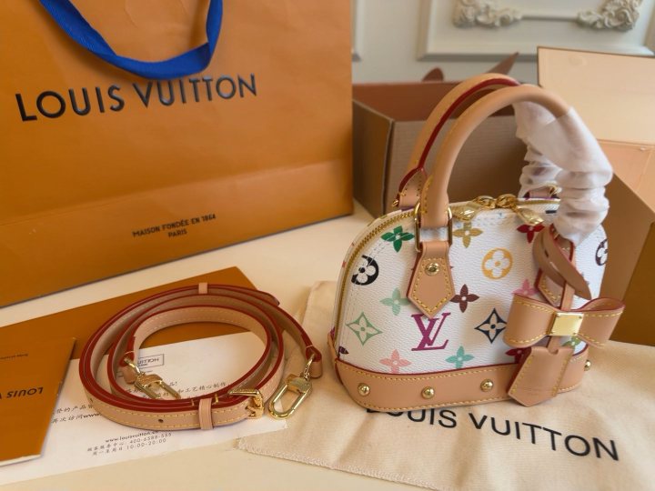 Louis Vuitton Nano Alma Multicolor Monogram Handbag — hero